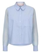Nulenora Organza Shirt Blue Nümph