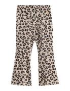 Flared Leggings In Velour Beige Lindex