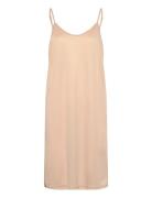 Slip Dress Beige A-View