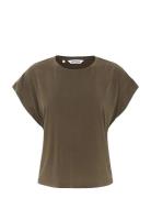 Srella Boxy T-Shirt Brown Soft Rebels