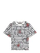 Flower Graphic Reg C-Nk Ss Tee White Tommy Hilfiger