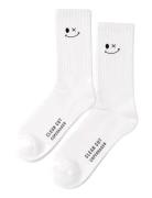 Logo 2-Pack Socks White Clean Cut Copenhagen