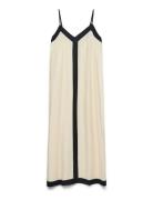 Vmdenise Singlet Ankle Dress Wvn Btq Ga Cream Vero Moda