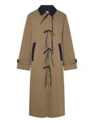 Onlorchid Long Bow Coat Cs Otw Beige ONLY