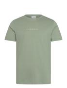 Lindbergh Print Tee S/S Green Lindbergh
