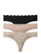 Thong 3Pk Beige Calvin Klein
