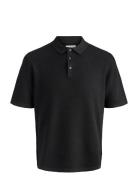 Jjegeorge Knit Polo Ss Sn Black Jack & J S