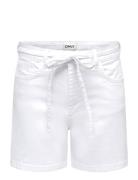 Onlgianna Mw Belted Shorts Azg Dnm Noos White ONLY