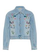 Cutiala Aniceta Embroideryjacket Blue Culture