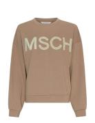 Mschmela Briena Msch Sweatshirt Beige MSCH Copenhagen