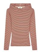 2X2 Cotton Stripe Tutti Hood Red Mads Nørgaard