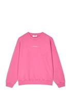Compact Cotton Atli Sweatshirt Pink Mads Nørgaard