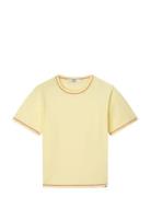 Single Cotton Grace Tee Yellow Mads Nørgaard