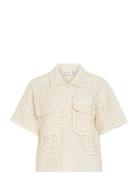 Vimerinda 2/4 Shirt/Vol/1 Cream Vila