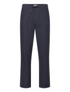 Linen Blend Herringb Pants Navy Lindbergh