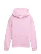 Printed Logo Hoody Pink Tom Tailor
