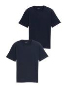 Double Pack Crew Neck Tee Navy Tom Tailor