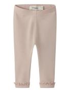 Nbflayo Sup Slim Leggings Solid Lil Pink Lil'Atelier