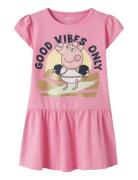 Nmfarina Peppa Ss Dress Cplg Pink Name It
