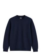 Johannes Crewneck Garment Dyed Navy A QUESTION OF
