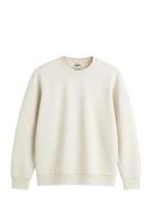 Johannes Crewneck Garment Dyed Cream A QUESTION OF