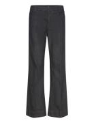 Wide Leg Denim Trousers Blue Mango