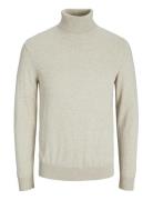 Jjeemil Knit Roll Neck Noos Grey Jack & J S