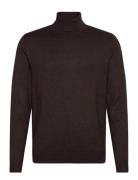 Mélange Roll Neck Knit Brown Lindbergh