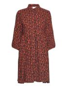 Slfleia 3/4 Short Shirt Dress B Patterned Selected
