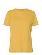 Slwmyessential Ss O-Neck Tee Noos Yellow Selected