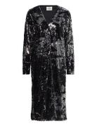 Neo Sequins Phalia Dress Black Mads Nørgaard