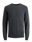 Jjeemil Knit Crew Neck Noos Grey Jack & J S