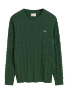 Classic Cable Knit Sweater Green GANT