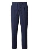 Slm190-Reg Tapered Leroy Pleat Pant Noos Navy Selected