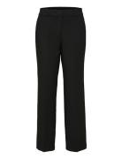 Slwrita Mw Wide Pant Fd Noos Black Selected
