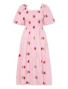 Cheri Fruit Dress Pink A-View