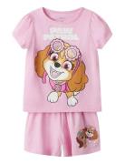 Nmfmam Paw Ss Nightset Cplg Pink Name It