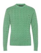 Classic Cable Gmd C Nk Green Tommy Hilfiger