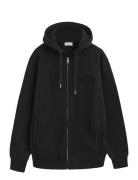 Reg Tonal Shield Full Zip Hoodie Black GANT