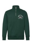 Printed Graphic Half Zip Green GANT