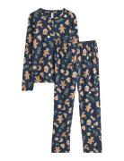 Pyjamasset Navy Lindex