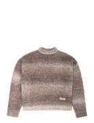 Gradient Knit Sweater Grey Prohibited