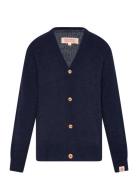 Navy Racoon Cardigan Navy THE ANIMALS OBSERVATORY