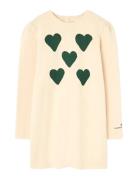 Hearts Flan Yellow Buf Dress Cream THE ANIMALS OBSERVATORY