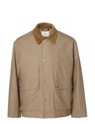 Slhkyle Cotton Jkt Noos Beige Selected