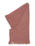Balaclava Pixie Wool Knit Pink Huttelihut