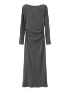 Fitted Sweater Dress Grey Mango