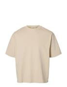 Slmrelaxaspen 2-Ply Ss O-Neck Noos Cream Selected