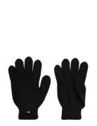 Small Flag Gloves Black Tommy Hilfiger