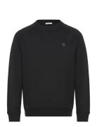 Exeter River Loopback Crew Neck Sweatshirt Black Black Timberland